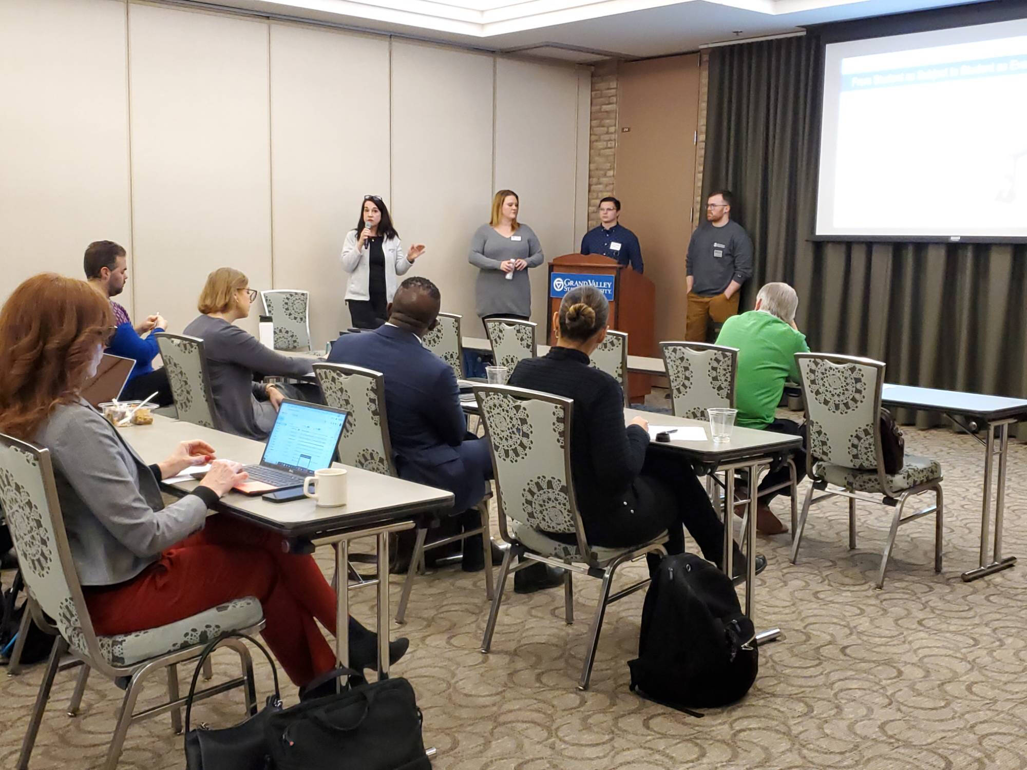 Presenters discuss engaging students in assessment